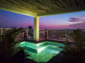 Rooftop pool