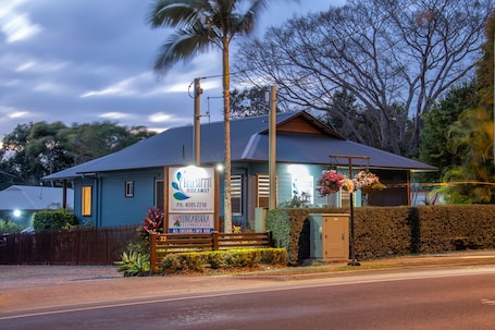Front of property - evening/night