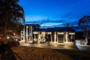 Front of property – evening/night