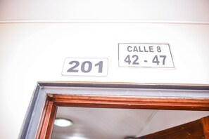 Interior entrance