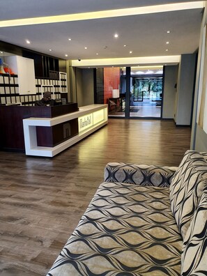 Lobby sitting area