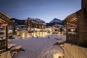 Front of property – evening/night
