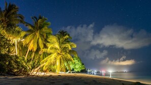 Vue sur la plage ou l’océan