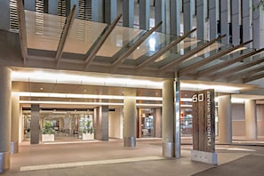 Interior entrance