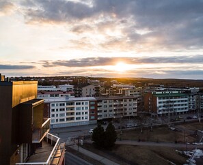 Stadsutsikt från boendet
