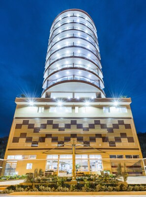 Front of property – evening/night