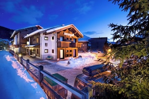 Front of property – evening/night