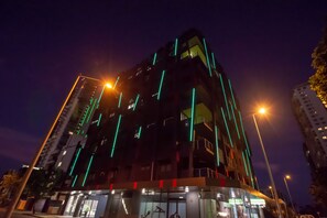 Front of property – evening/night