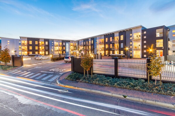 Front of property – evening/night