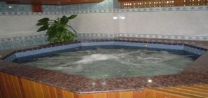 Banheira de hidromassagem interior