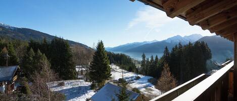 Aussicht vom Ferienhaus [Winter]