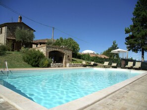 Schwimmbad des Ferienhauses