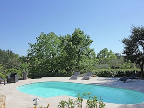 Piscine maison de vacances