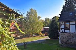 Aussicht vom Ferienhaus [Sommer]