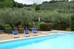 Schwimmbad des Ferienhauses