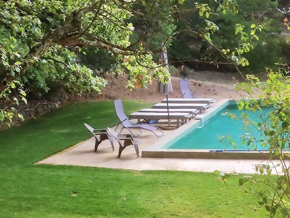 Schwimmbad des Ferienhauses