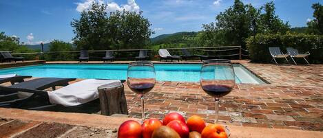 Piscine maison de vacances