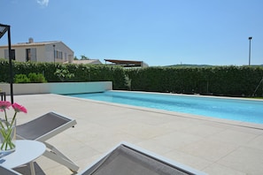 Piscine maison de vacances