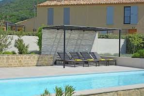 Piscine maison de vacances
