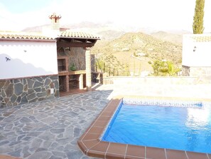 Schwimmbad des Ferienhauses