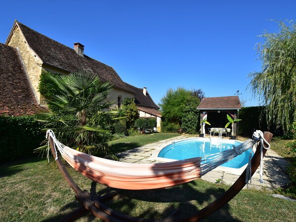 Schwimmbad des Ferienhauses