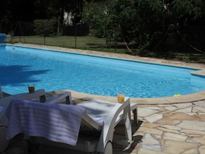 Piscine maison de vacances