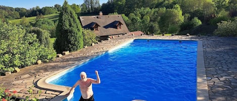 Piscine maison de vacances