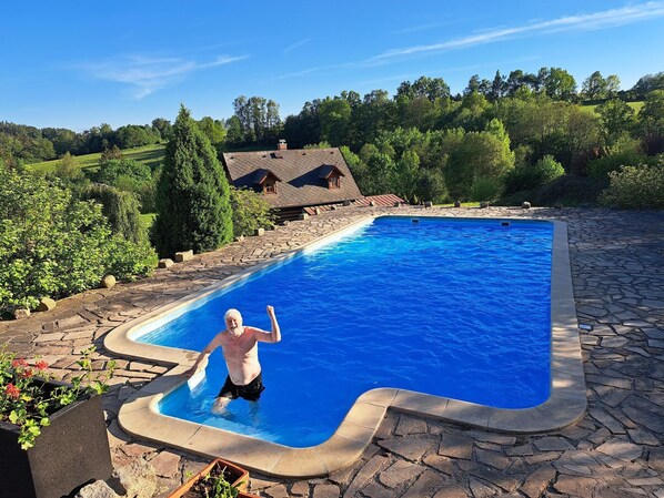 Piscine maison de vacances