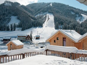 Aussicht vom Ferienhaus [Winter]