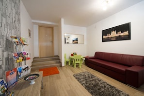 Sala de estar en el lobby