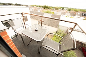 Blick vom Balkon
