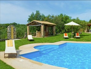 Piscine maison de vacances