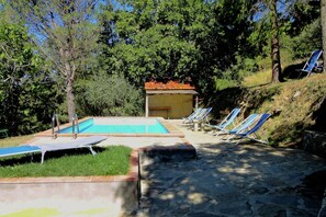 Schwimmbad des Ferienhauses