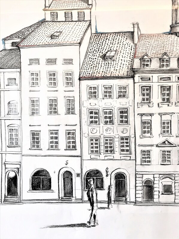 Front of property – evening/night