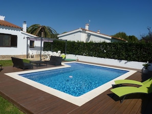 Piscine maison de vacances