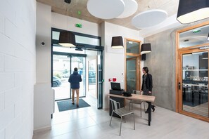 Interior entrance