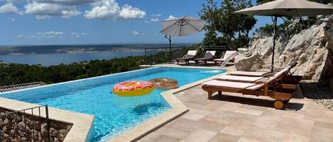 Piscine maison de vacances