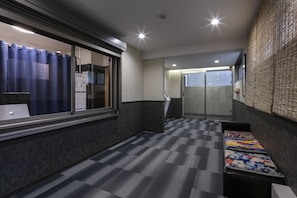 Interior entrance