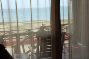 Vista a la playa o el mar