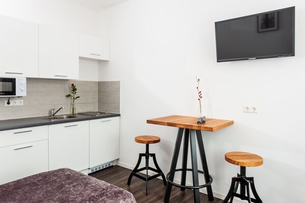Opções para refeição no quarto