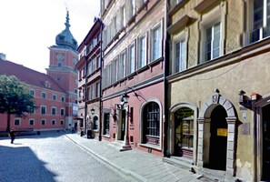 Majoituspaikan sisäänkäynti