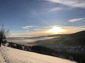 Utsikt mot bergen