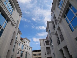 Fassade der Unterkunft