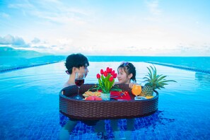 Couples dining