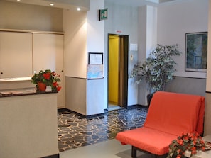Interior entrance