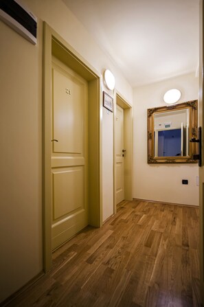 Interior entrance