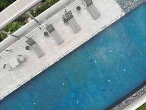 Rooftop pool