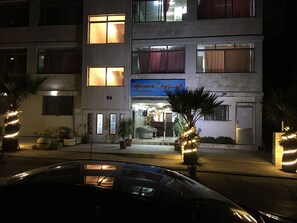 Front of property – evening/night