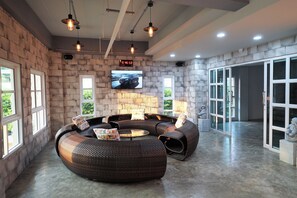 Lobby sitting area