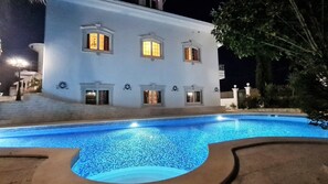 Front of property – evening/night